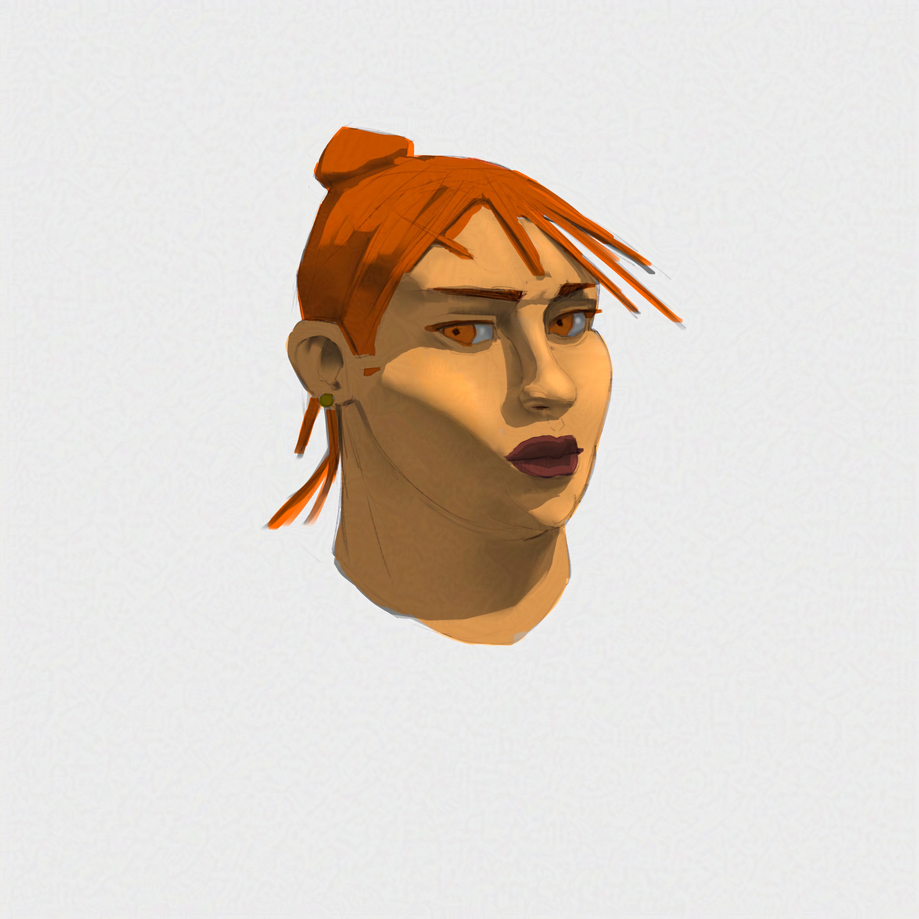 dragon character  portrait  face