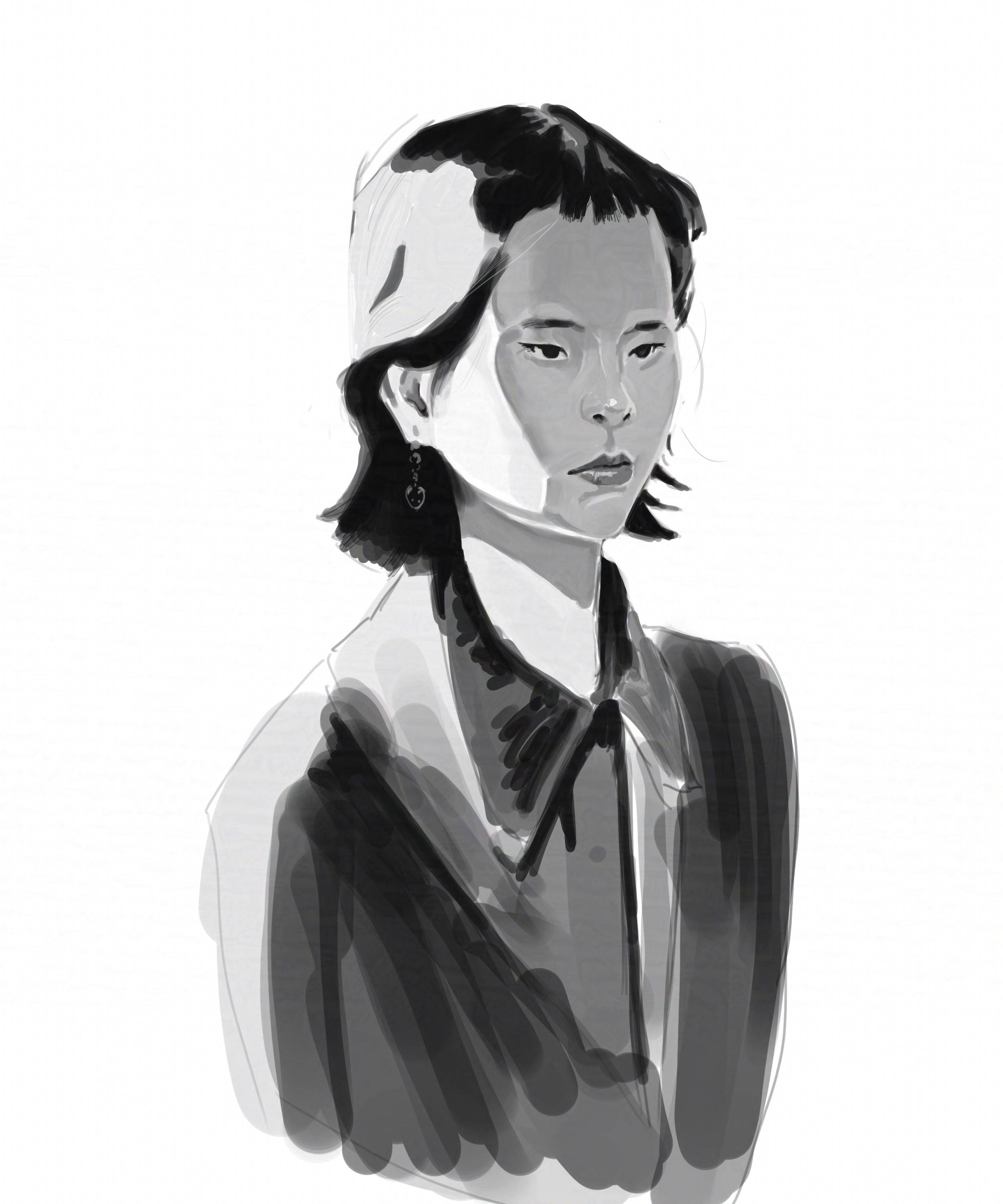 Practice portrait girl