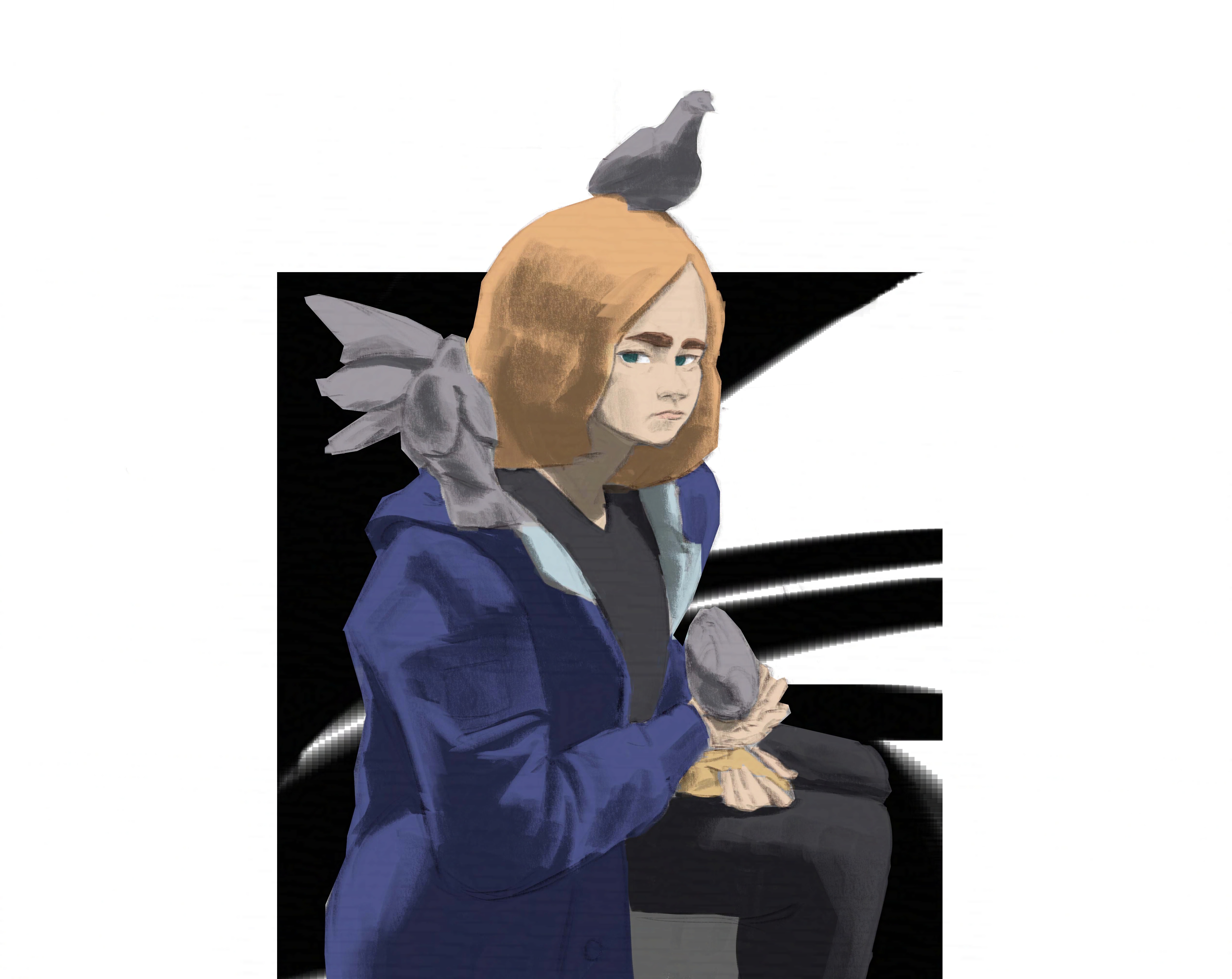 Pidgeon girl
