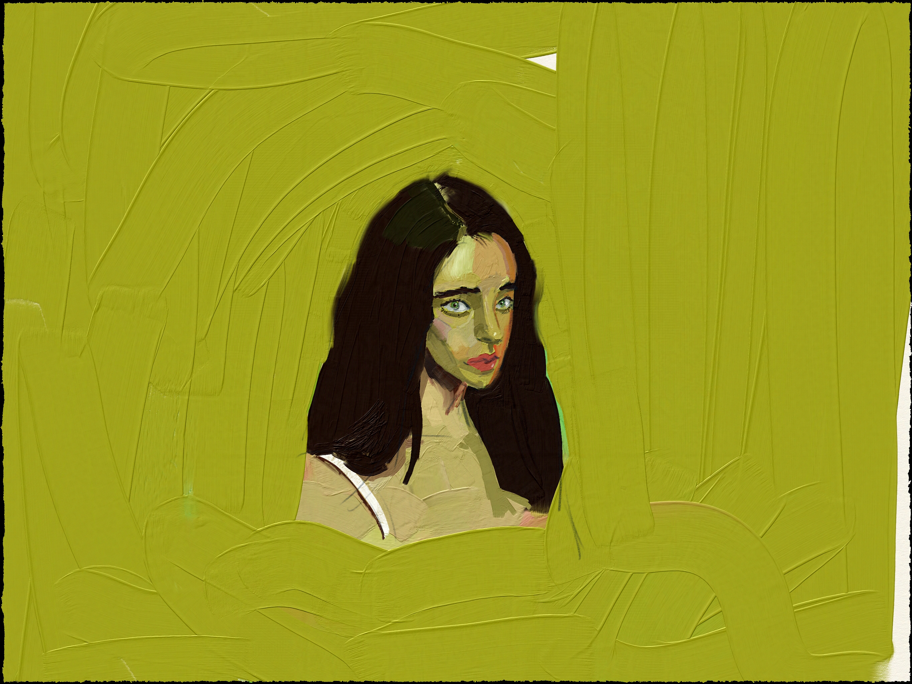 Portrait painting study