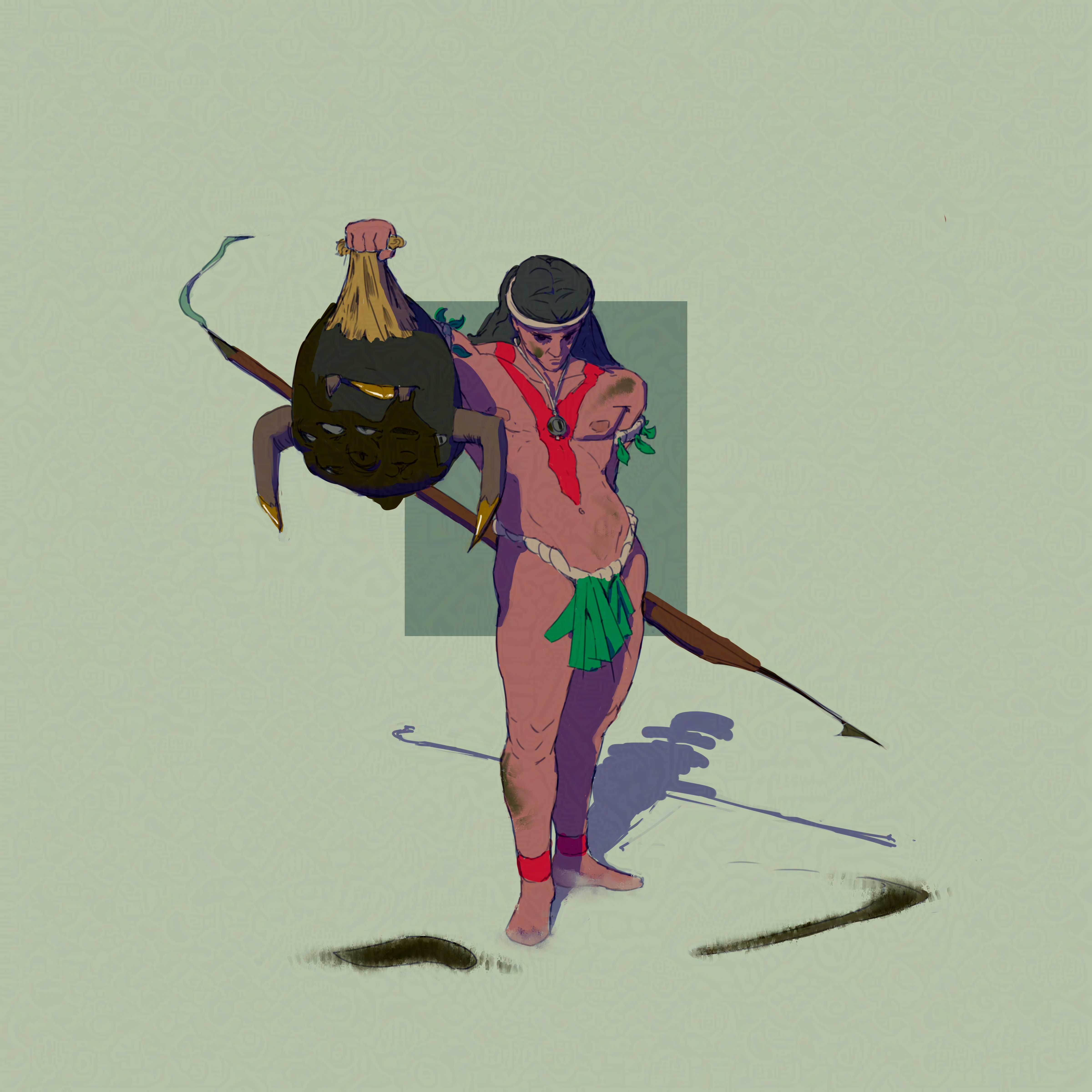 Hunter gathered character - evil hunter (without background)