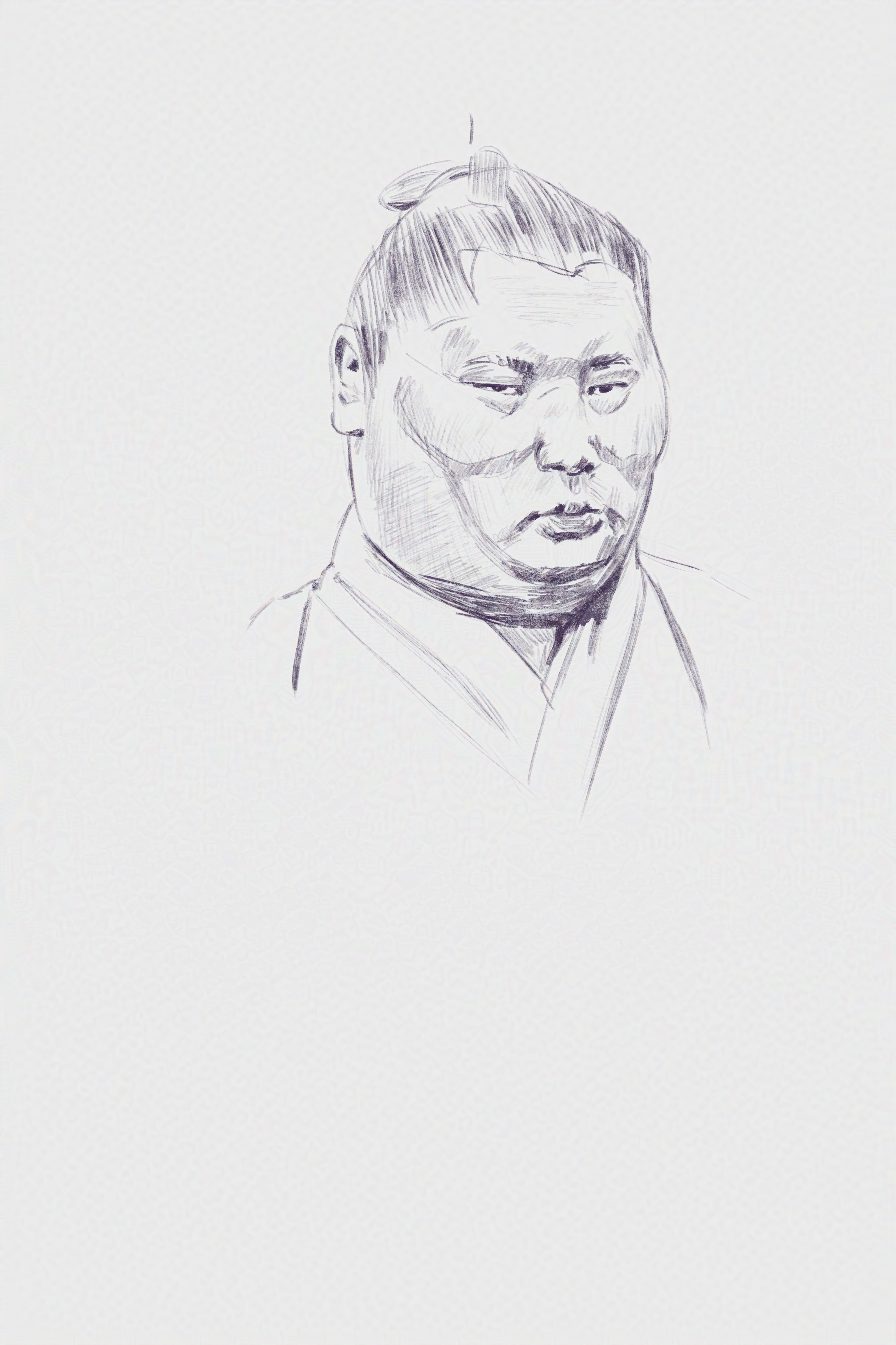 Sumo drawing sketch
