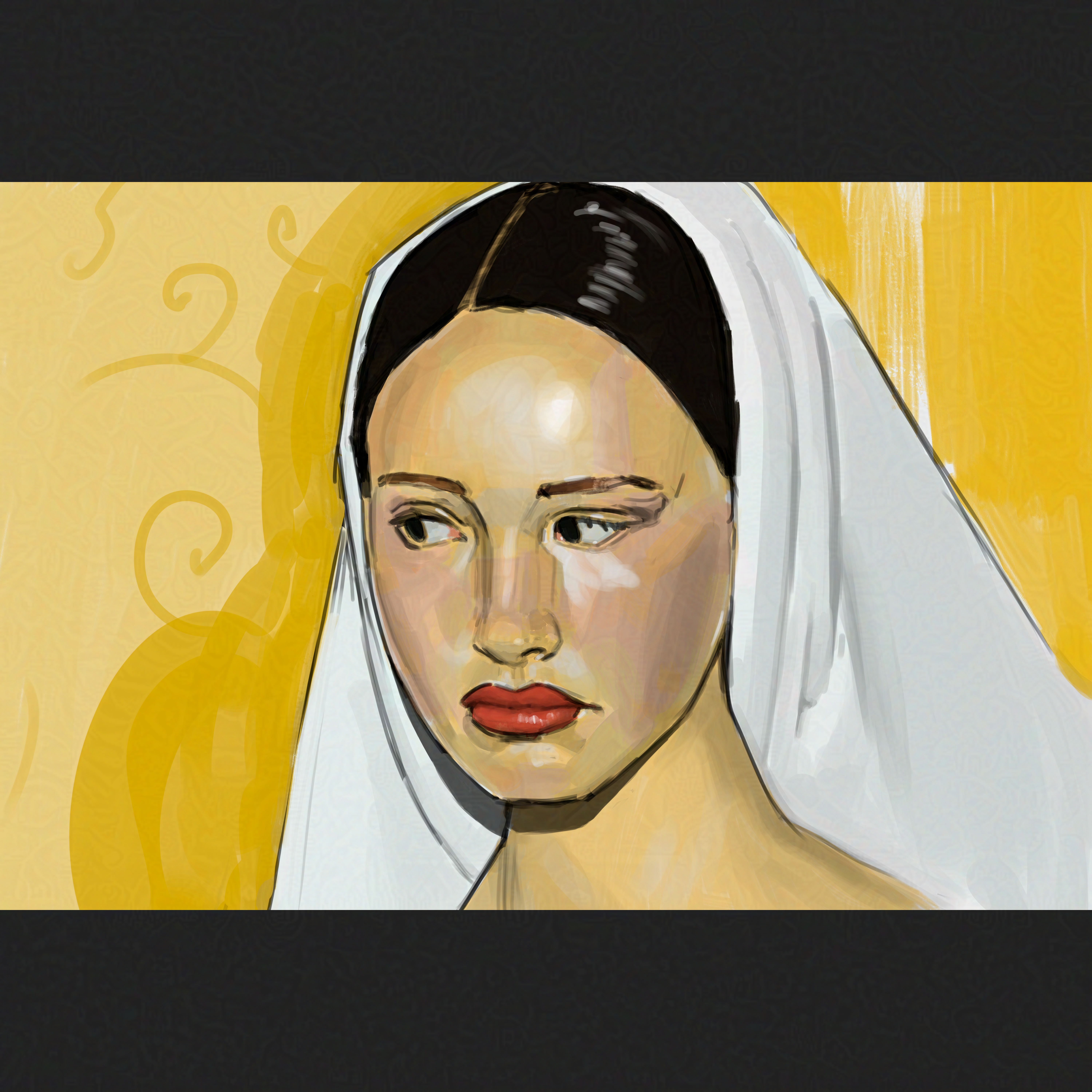 Study portrait - step 2